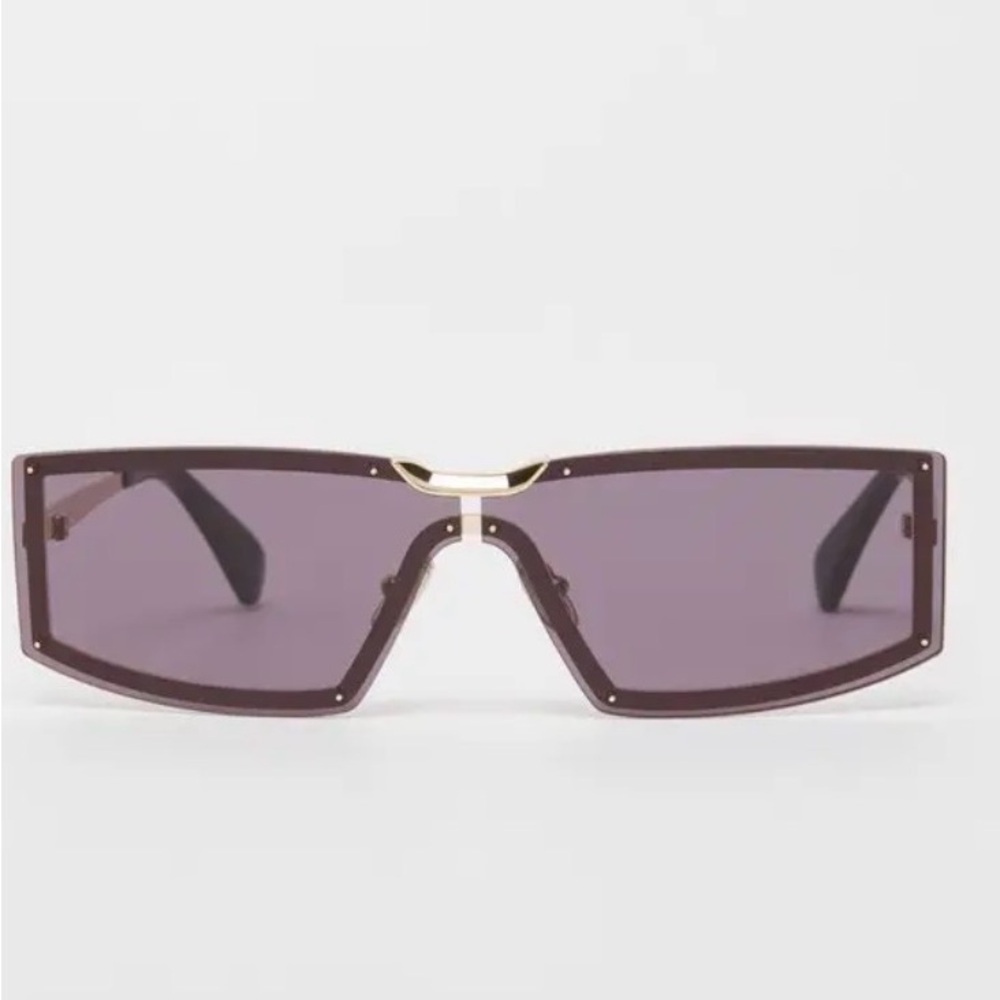 Max Mara Chic Brown Sunglasses rectangular framel… - image 1